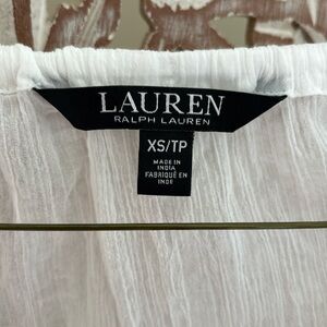Lauren - Ralph Lauren gauze peasant blouse XS